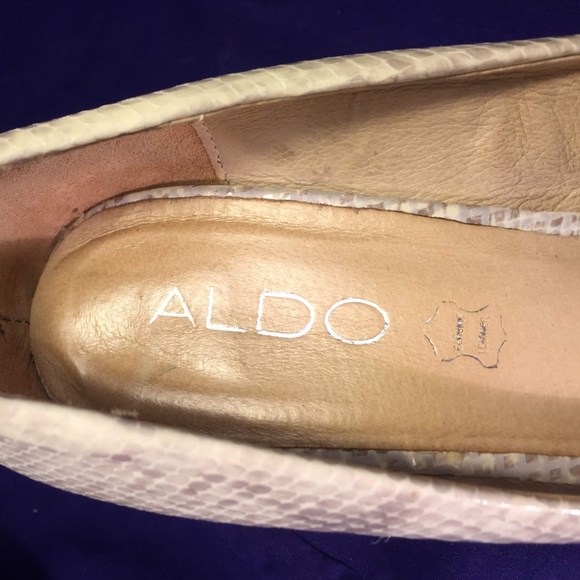 Aldo Mireldee Snake Pattern Wedges-Size 8 - Picture 5 of 8